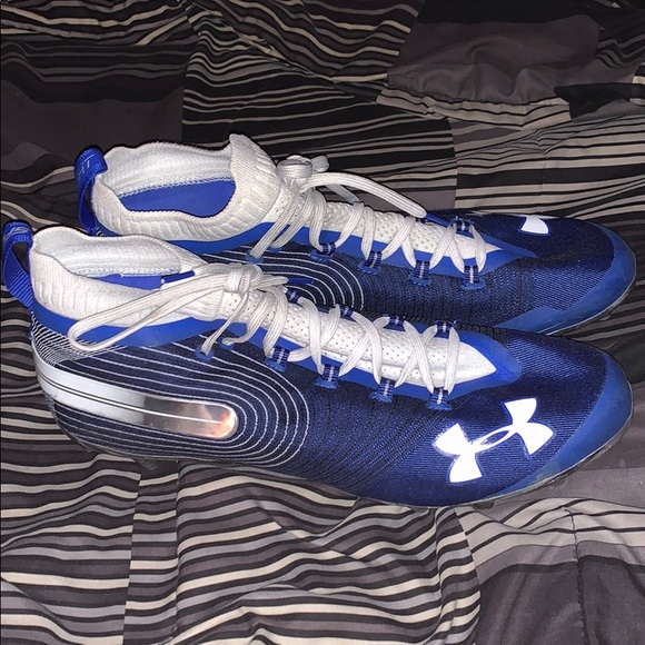 under armour spotlight cleats blue